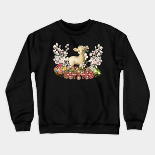 Wonderful easter design with easter eggs Crewneck Sweatshirt